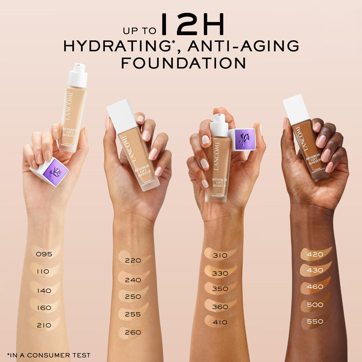 Lancôme Renergie Lift Makeup Foundation - Lightweight & Hydrating Formula, Medium-Full Coverage, SPF 27, Anti-Aging, Lifting & Firming, Up to 12H Wear-Lancôme Renergie Lift Makeup Foundation - Lightweight & Hydrating Formula, Medium-Full Coverage, SPF 27, Anti-Aging, Lifting & Firming, Up to 12H Wear