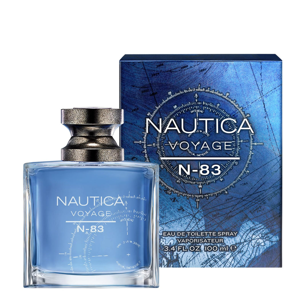 Nautica Voyage Eau De Toilette, Cologne and Fragrance For Men, Fresh, Romantic, Fruity Scent Woody, Aquatic Notes of Apple, Water Lotus, Cedarwood, and Musk Ideal Day Wear, Long Lasting 3.3Fl oz-Nautica Voyage Eau De Toilette, Cologne and Fragrance For Men, Fresh, Romantic, Fruity Scent Woody, Aquatic Notes of Apple, Water Lotus, Cedarwood, and Musk Ideal Day Wear, Long Lasting 3.3Fl oz