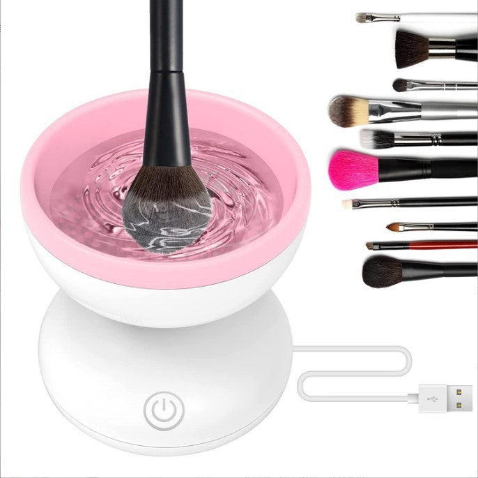 Electric Makeup Brush Cleaner Machine Portable Automatic USB Cosmetic Brush Cleaner Tools For All Size Beauty Makeup Brushes Set-101ae31c26933902756032cc0f610cb1
