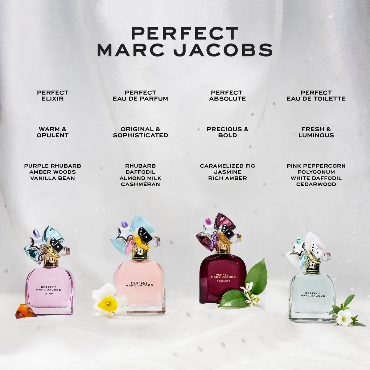Marc Jacobs Perfect Eau de Parfum – Floral Women's Perfume – With Notes of Rhubarb, Daffodil-Marc Jacobs Perfect Eau de Parfum – Floral Women's Perfume – With Notes of Rhubarb, Daffodil