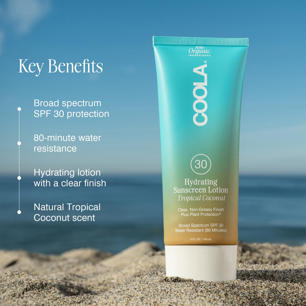 COOLA Organic Sunscreen SPF 30 Sunblock Body Lotion, Dermatologist Tested Skin Care For Daily Protection, Vegan And Gluten Free, 5 Fl Oz-COOLA Organic Sunscreen SPF 30 Sunblock Body Lotion, Dermatologist Tested Skin Care For Daily Protection, Vegan And Gluten Free, 5 Fl Oz