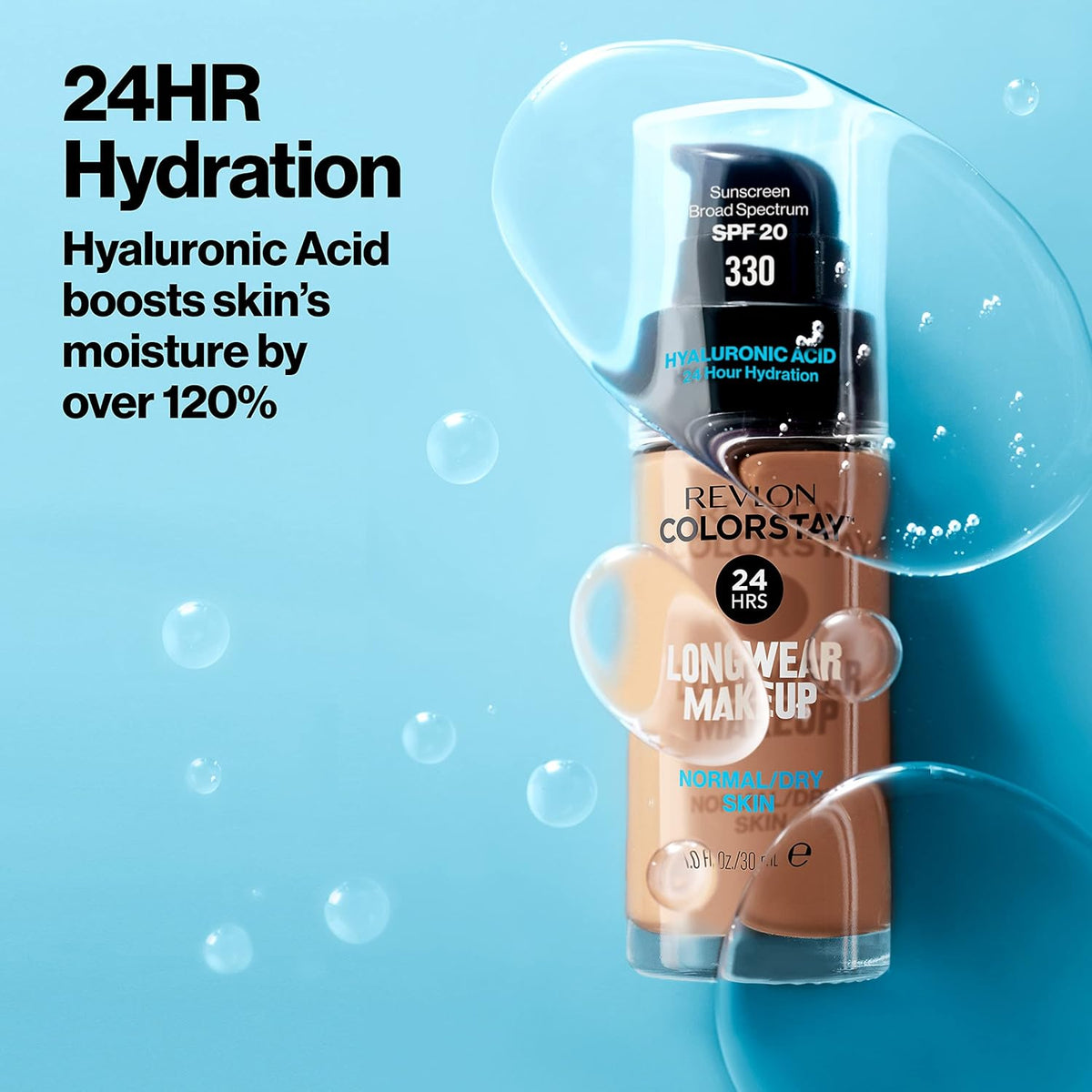 Revlon Liquid Foundation, ColorStay Face Makeup for Normal & Dry Skin, SPF 20, Longwear Medium-Full Coverage with Natural Finish, 240 Medium Beige, 1 Fl Oz-Revlon Liquid Foundation, ColorStay Face Makeup for Normal & Dry Skin, SPF 20, Longwear Medium-Full Coverage with Natural Finish, 240 Medium Beige, 1 Fl Oz