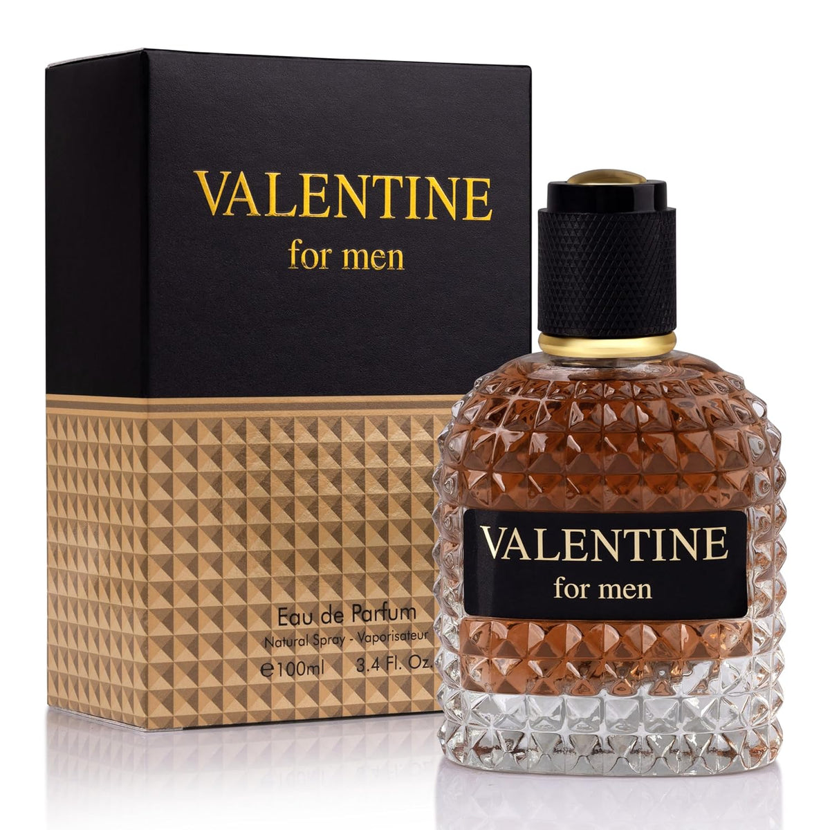 URBAN COLLECTION Valentine for Men Eau De Parfum- Top Notes of Woody & Outdoor - Middle Scent of Roasted Coffee Bean, Chocolate & Hazelnut - Free of Paraben - Elegant 100ml Bottle, Men Parume-URBAN COLLECTION Valentine for Men Eau De Parfum- Top Notes of Woody & Outdoor - Middle Scent of Roasted Coffee Bean, Chocolate & Hazelnut - Free of Paraben - Elegant 100ml Bottle, Men Parume