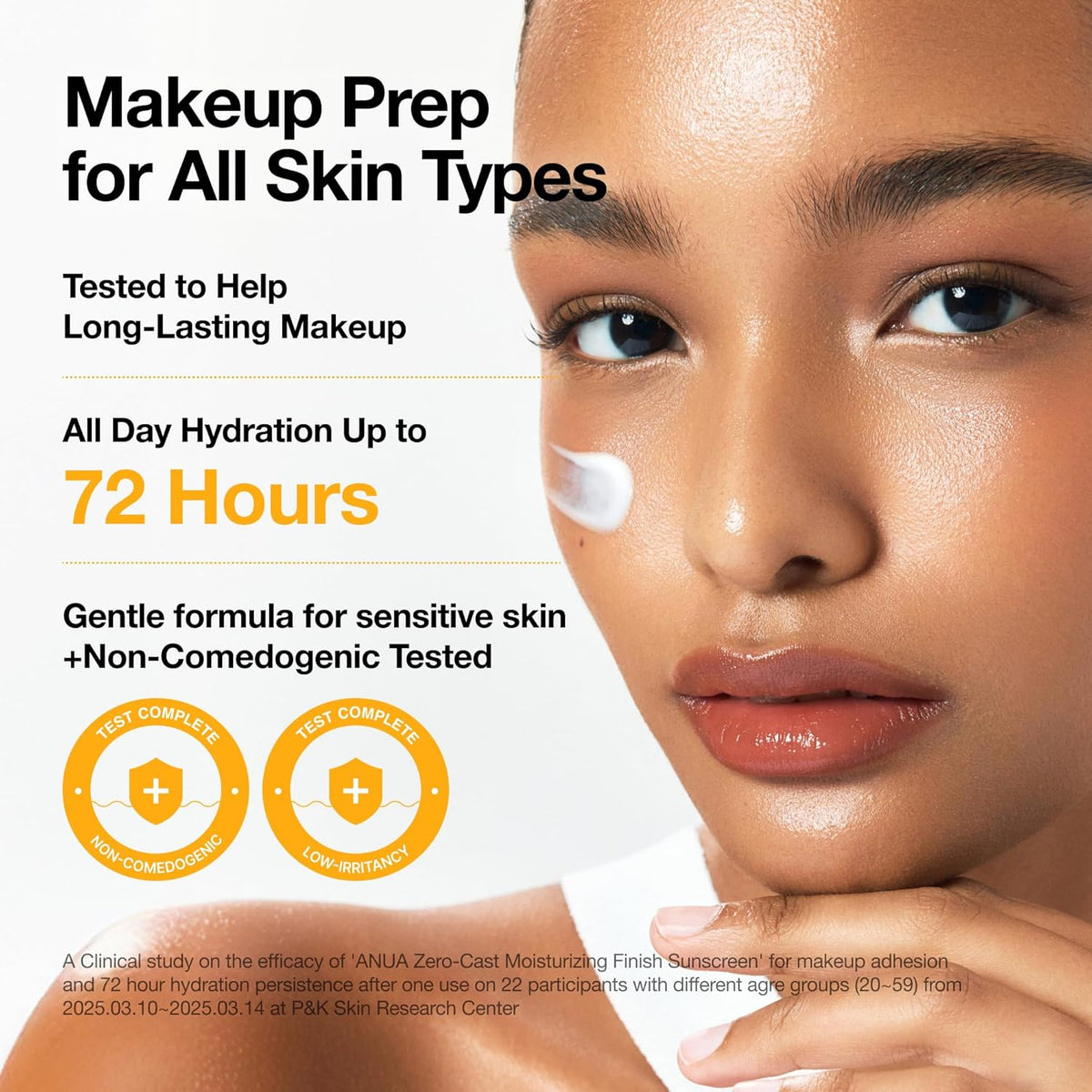 ANUA Zero-Cast Moisturizing Finish Sunscreen SPF50+ PA++++-ANUA Zero-Cast Moisturizing Finish Sunscreen SPF50+ PA++++