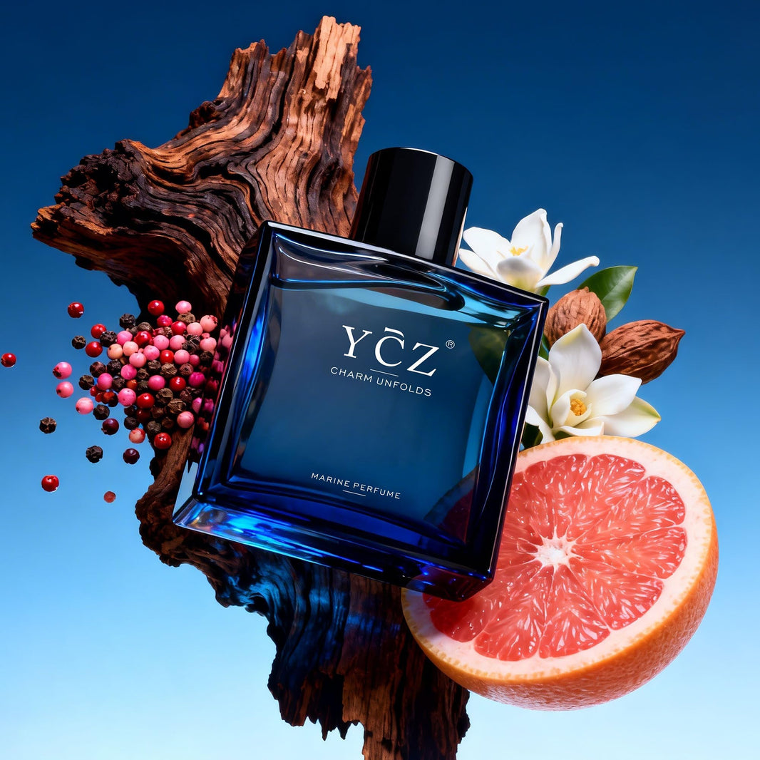 Ycz Midnight Marine Eau de Parfum for Men, 1.7 Fl Oz (50 mL), Long-Lasting Cologne, Fresh Marine & Woody Fragrance with Grapefruit, Ginger and Cedar Notes for Daily Wear, Date Night and Gifts-Ycz Midnight Marine Eau de Parfum for Men, 1.7 Fl Oz (50 mL), Long-Lasting Cologne, Fresh Marine & Woody Fragrance with Grapefruit, Ginger and Cedar Notes for Daily Wear, Date Night and Gifts
