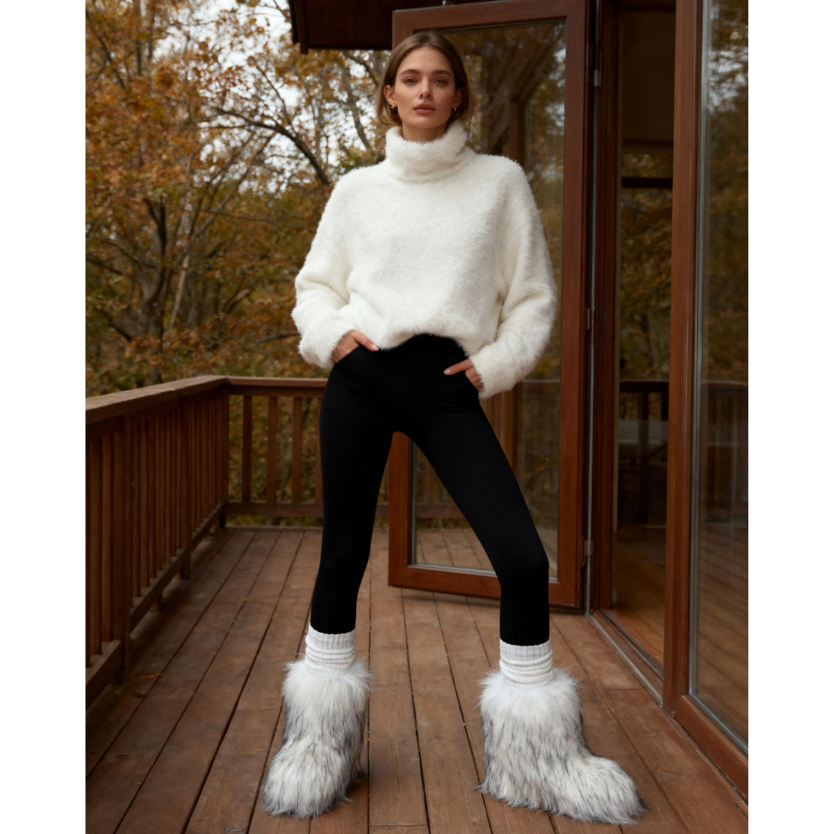 Wnshonzy Fur Boots for Women Snow Furry Fluffy Platform Flat Ankle Mini Boot Winter Round Toe Y2k Comfortable Mid-Calf Short Outdoor 2025-Wnshonzy Fur Boots for Women Snow Furry Fluffy Platform Flat Ankle Mini Boot Winter Round Toe Y2k Comfortable Mid-Calf Short Outdoor 2025