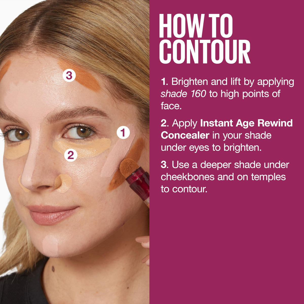 Maybelline Instant Age Rewind Eraser Dark Circles Treatment Multi-Use Concealer, 110, 1 Count (Packaging May Vary)-Maybelline Instant Age Rewind Eraser Dark Circles Treatment Multi-Use Concealer, 110, 1 Count (Packaging May Vary)