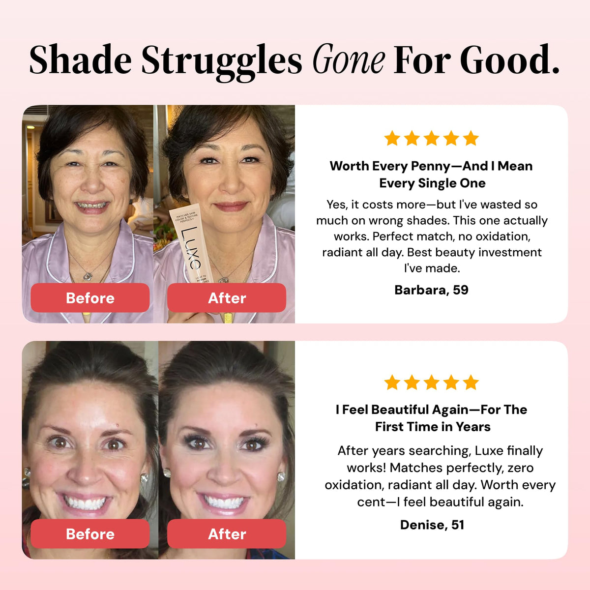 Luxe Color Changing Foundation – Medium-Luxe Color Changing Foundation – Medium