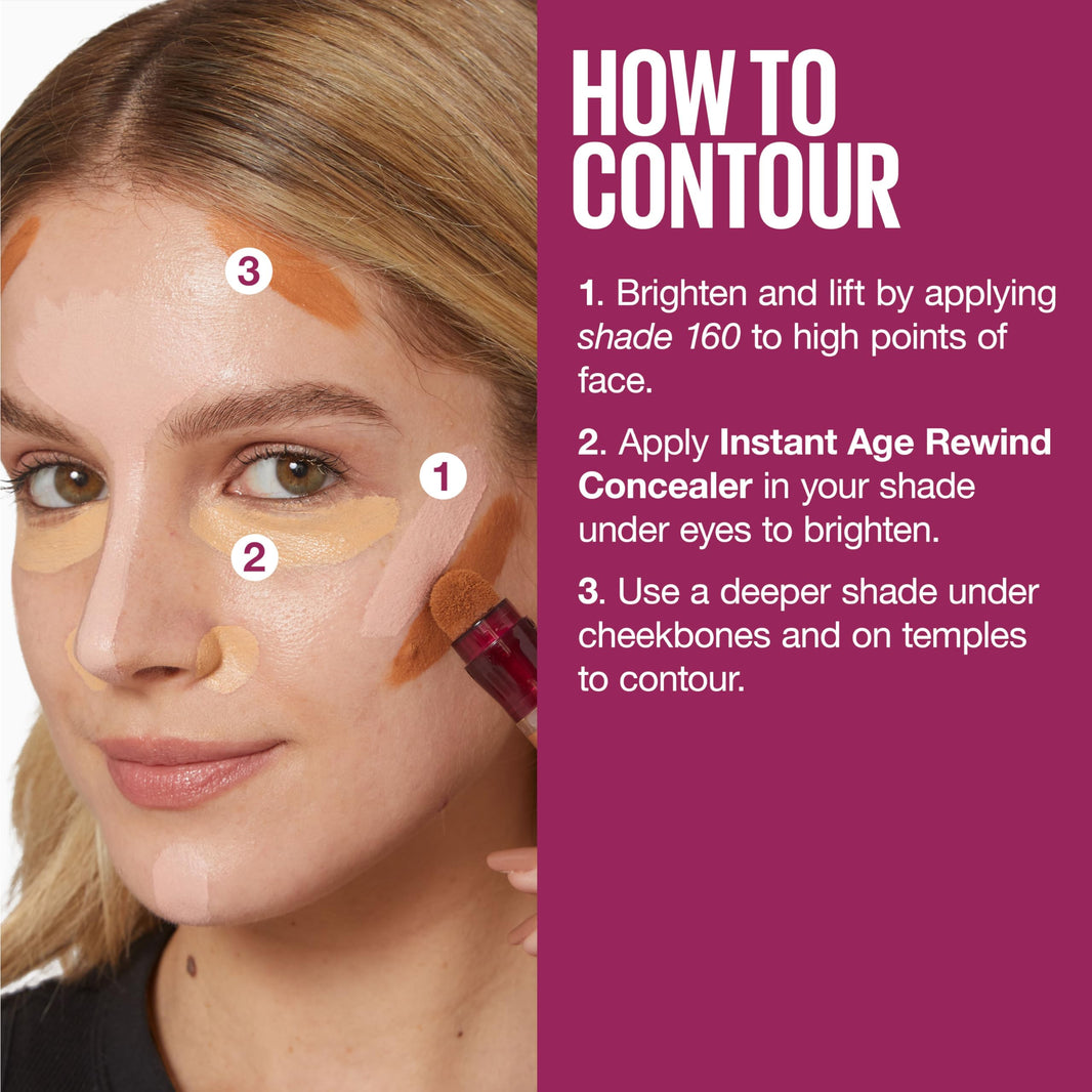 Maybelline Instant Age Rewind Eraser Dark Circles Treatment Multi-Use Concealer, 110, 1 Count (Packaging May Vary)-Maybelline Instant Age Rewind Eraser Dark Circles Treatment Multi-Use Concealer, 110, 1 Count (Packaging May Vary)