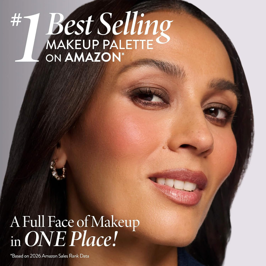 LAURA GELLER NEW YORK Best of the Best Baked Palette – 7-in-1 Full Face Palette – Bronzer, Blush, 2 Highlighters & 3 Eyeshadows – Crease-Proof, Handmade in Italy – Travel-Friendly-LAURA GELLER NEW YORK Best of the Best Baked Palette – 7-in-1 Full Face Palette – Bronzer, Blush, 2 Highlighters & 3 Eyeshadows – Crease-Proof, Handmade in Italy – Travel-Friendly