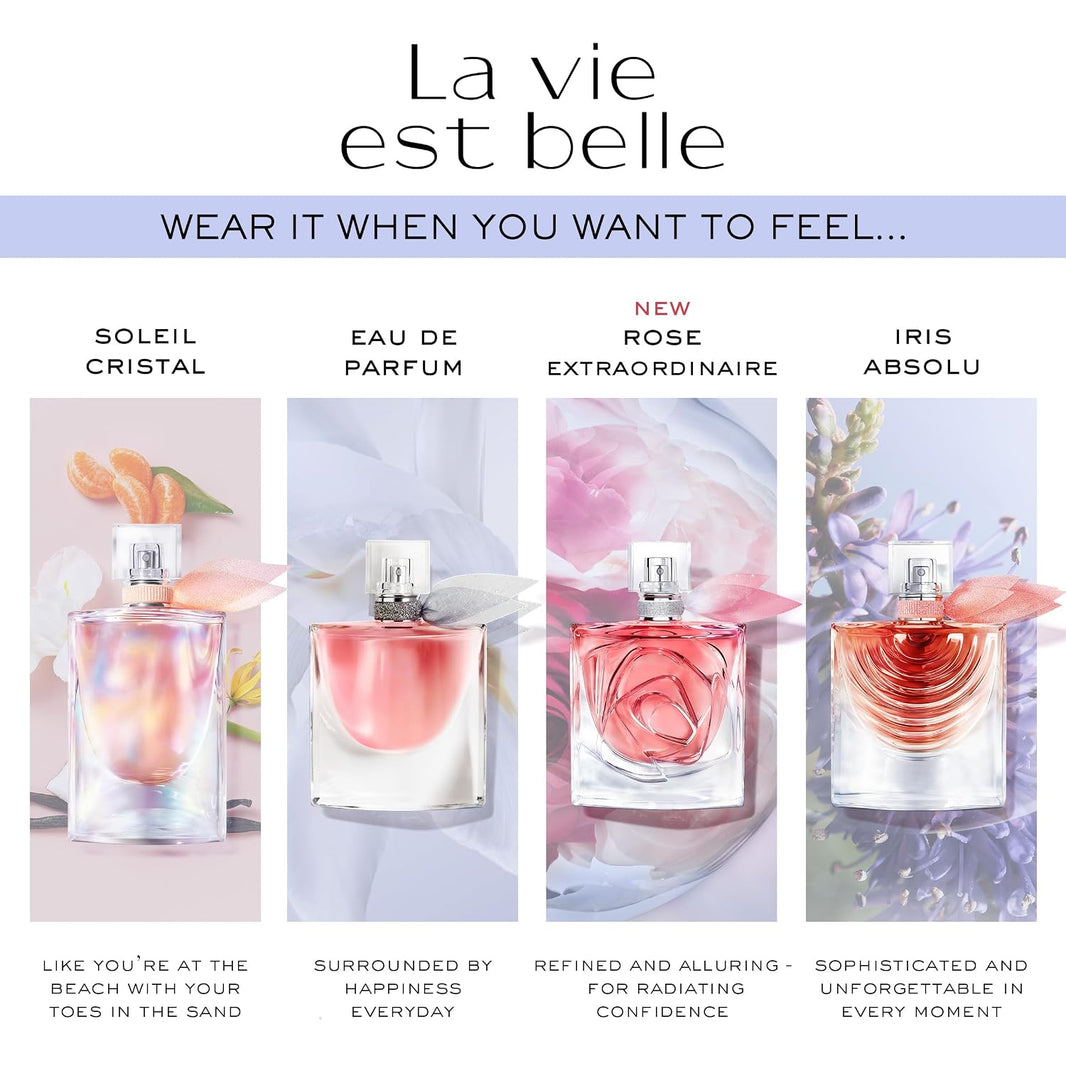 Lancôme La Vie Est Belle Eau de Parfum - Long Lasting Fragrance with Notes of Iris, Earthy Patchouli, Warm Vanilla & Spun Sugar - Floral & Sweet Women's Perfume-Lancôme La Vie Est Belle Eau de Parfum - Long Lasting Fragrance with Notes of Iris, Earthy Patchouli, Warm Vanilla & Spun Sugar - Floral & Sweet Women's Perfume