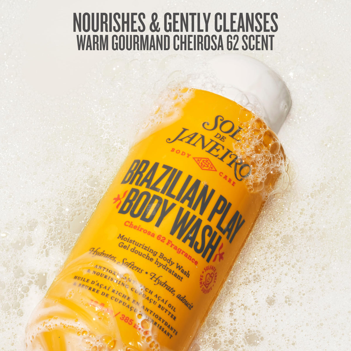Sol de Janeiro Brazilian Play Body Wash | Moisturizing Shower Gel in Cheirosa 62 Scent-Sol de Janeiro Brazilian Play Body Wash | Moisturizing Shower Gel in Cheirosa 62 Scent