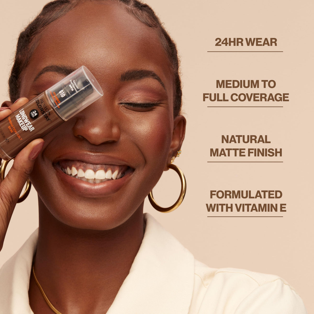 Revlon Liquid Foundation, ColorStay Face Makeup for Combination & Oily Skin, SPF 15, Medium-Full Coverage with Matte Finish, 180 Sand Beige, 1 Fl Oz-Revlon Liquid Foundation, ColorStay Face Makeup for Combination & Oily Skin, SPF 15, Medium-Full Coverage with Matte Finish, 180 Sand Beige, 1 Fl Oz