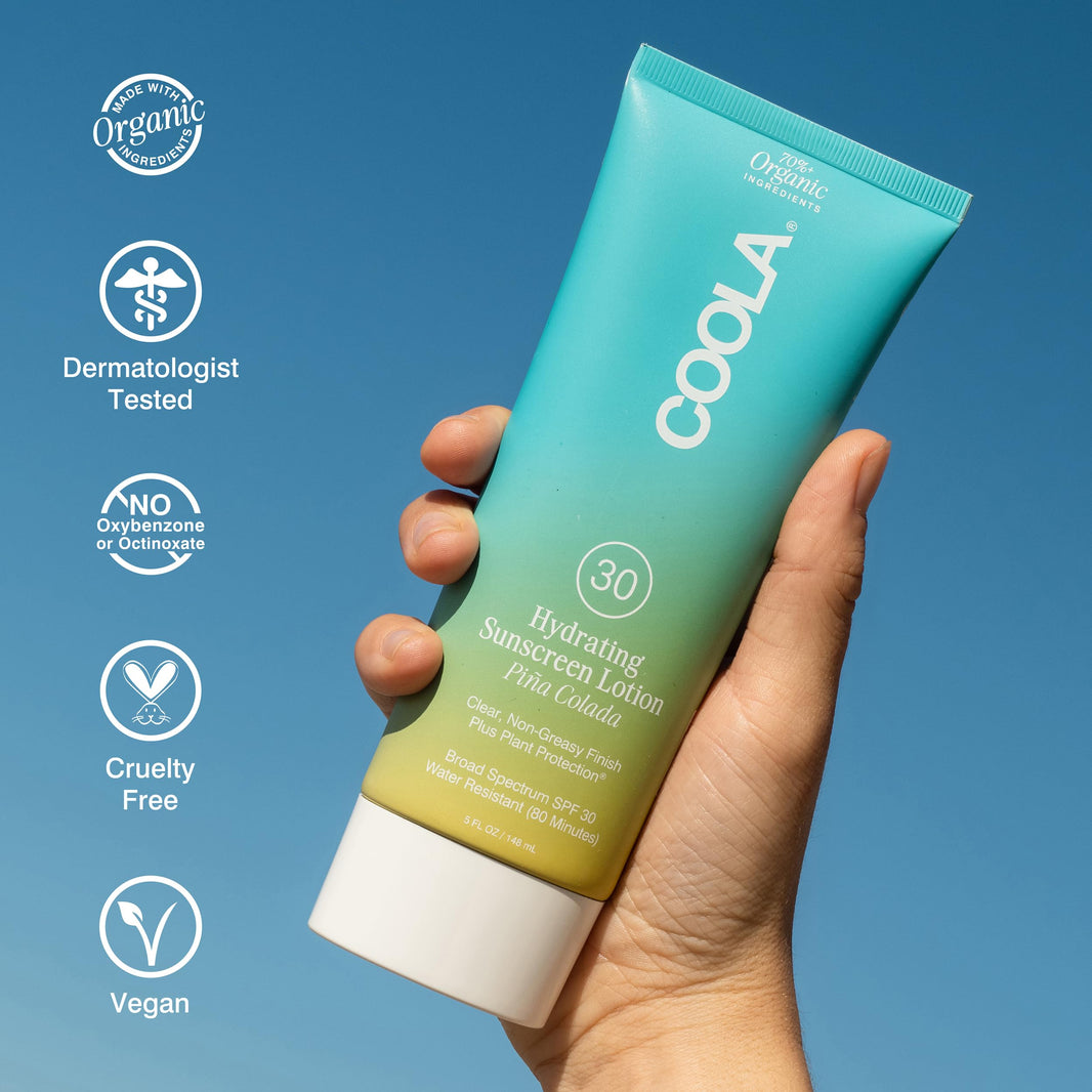 COOLA Organic Sunscreen SPF 30 Sunblock Body Lotion, Dermatologist Tested Skin Care For Daily Protection, Vegan And Gluten Free, 5 Fl Oz-COOLA Organic Sunscreen SPF 30 Sunblock Body Lotion, Dermatologist Tested Skin Care For Daily Protection, Vegan And Gluten Free, 5 Fl Oz