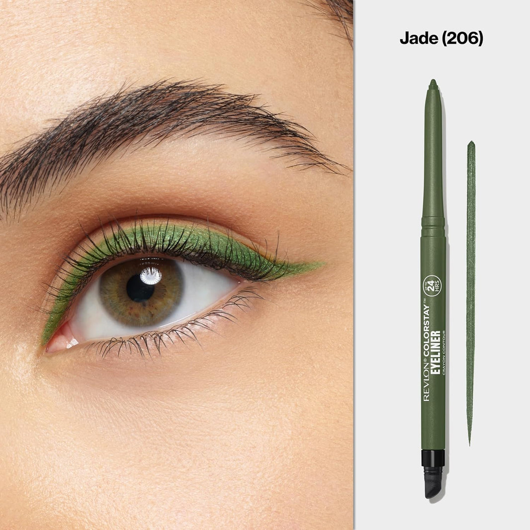 Revlon ColorStay Pencil Waterproof Eyeliner, Smudge-Proof, Eye Makeup with Built-In Sharpener, Long-Lasting, Matte Finish, 201 Black, 2 pack-Revlon ColorStay Pencil Waterproof Eyeliner, Smudge-Proof, Eye Makeup with Built-In Sharpener, Long-Lasting, Matte Finish, 201 Black, 2 pack