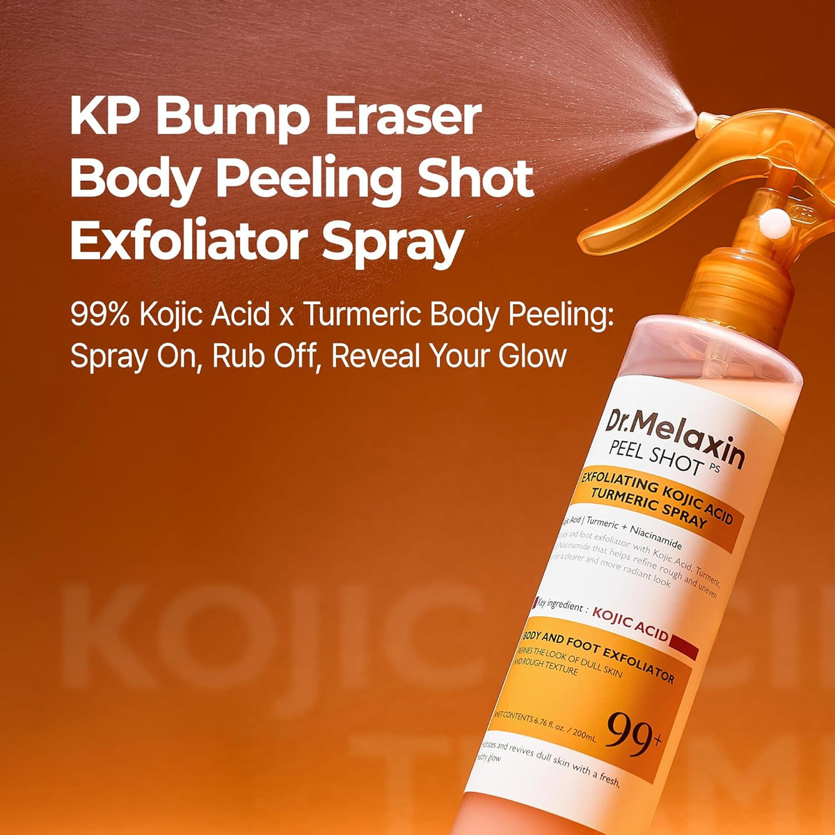 Dr. Melaxin Peel Shot Exfoliating Kojic Acid Turmeric Spray-Dr. Melaxin Peel Shot Exfoliating Kojic Acid Turmeric Spray