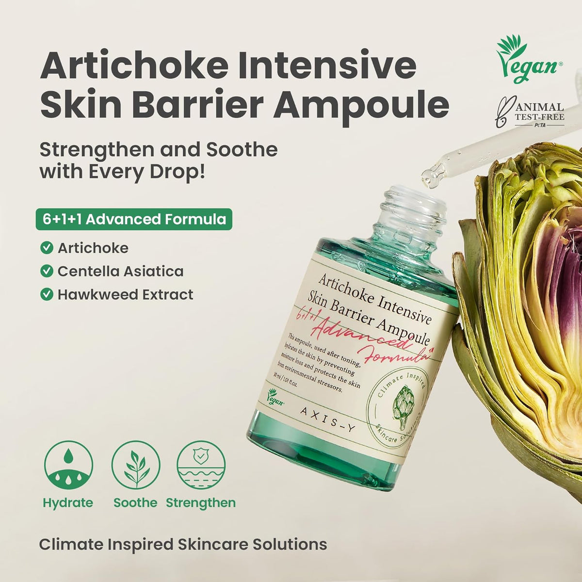 AXIS-Y Artichoke Intensive Skin Barrier Ampoule-AXIS-Y Artichoke Intensive Skin Barrier Ampoule