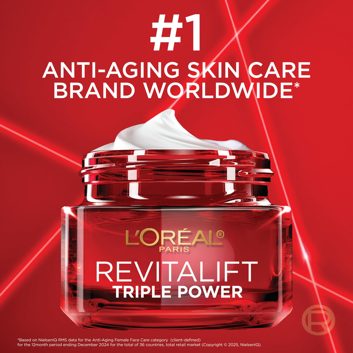 L'Oreal Paris Revitalift Triple Power Anti-Aging Face Moisturizer, Pro Retinol, Hyaluronic Acid & Vitamin C to Reduce Wrinkles, Firm & Brighten Skin, 2.55 Oz-L'Oreal Paris Revitalift Triple Power Anti-Aging Face Moisturizer, Pro Retinol, Hyaluronic Acid & Vitamin C to Reduce Wrinkles, Firm & Brighten Skin, 2.55 Oz
