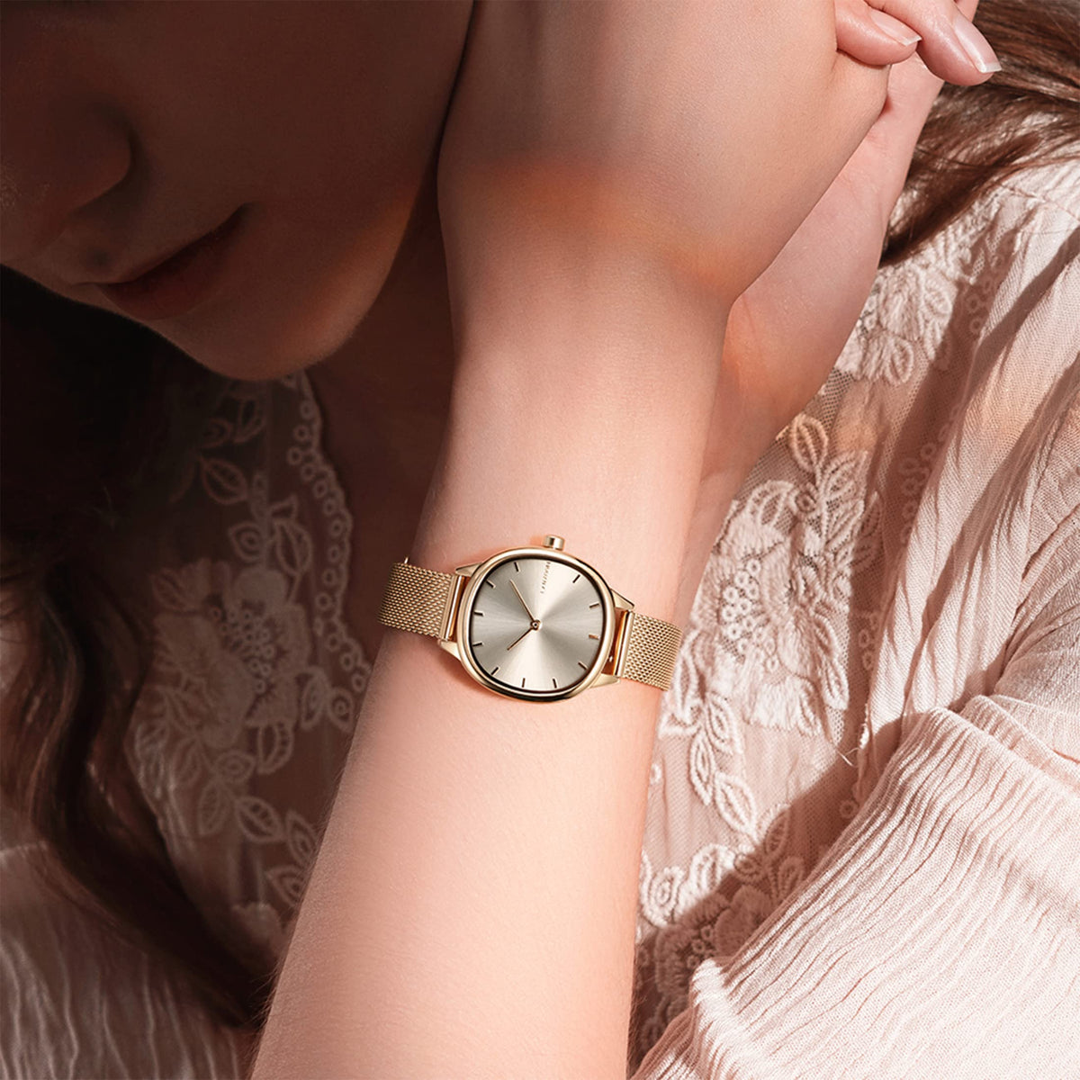 LANZOOM Retro Women's Quartz Watch - Stainless Steel case,Gold Filled, Ideal Gift for Holidays and Special Occasions.-LANZOOM Retro Women's Quartz Watch - Stainless Steel case,Gold Filled, Ideal Gift for Holidays and Special Occasions.