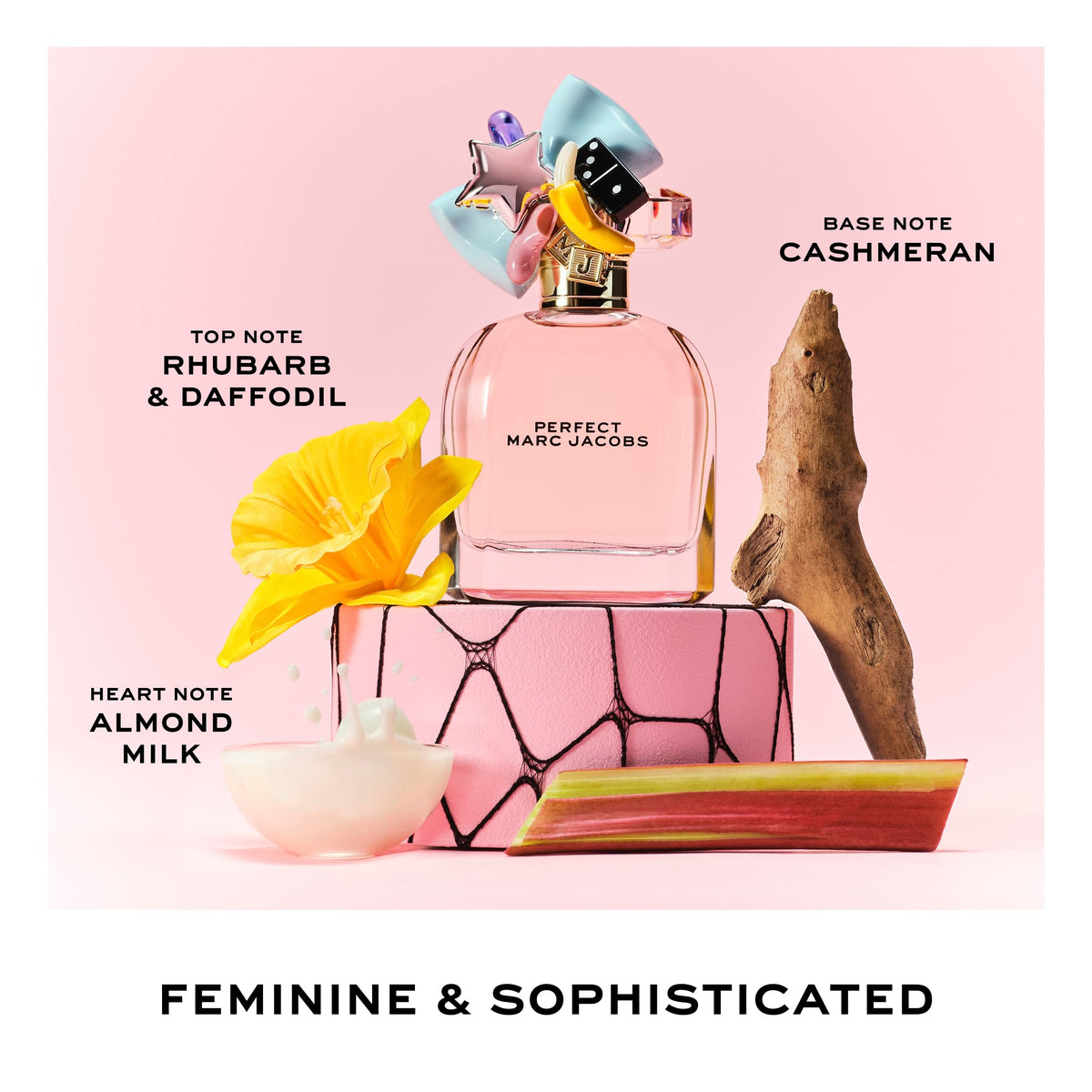 Marc Jacobs Perfect Eau de Parfum – Floral Women's Perfume – With Notes of Rhubarb, Daffodil-Marc Jacobs Perfect Eau de Parfum – Floral Women's Perfume – With Notes of Rhubarb, Daffodil