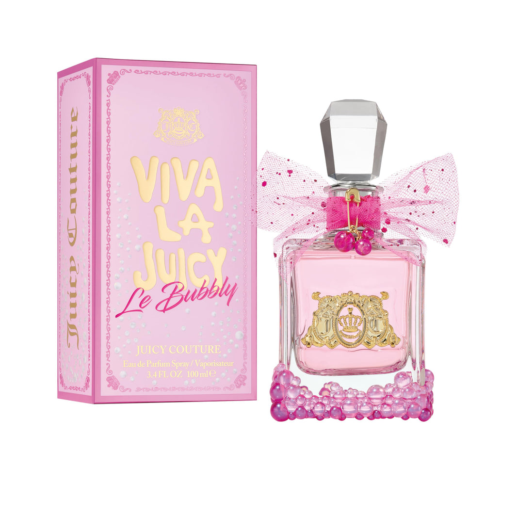 Juicy Couture Viva La Juicy Le Bubbly Eau De Parfum, Luxury Women's Perfume with Notes of Champagne Inspired Pink Berries, Gardenia, Jasmine & Amber - Fruity & Sweet, EDP Spray-Juicy Couture Viva La Juicy Le Bubbly Eau De Parfum, Luxury Women's Perfume with Notes of Champagne Inspired Pink Berries, Gardenia, Jasmine & Amber - Fruity & Sweet, EDP Spray