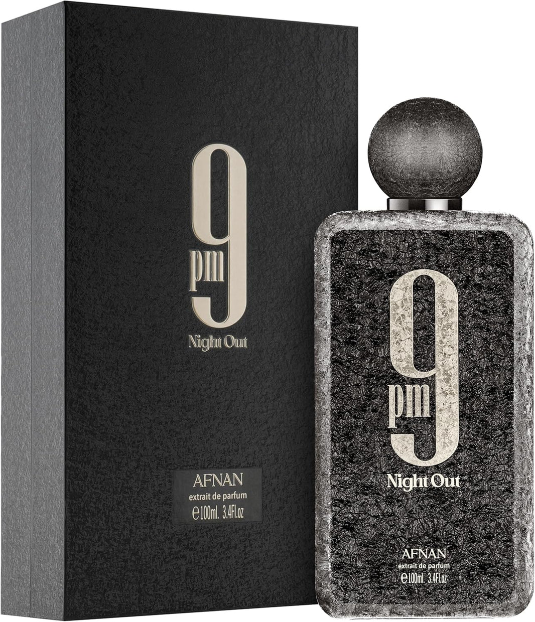 Afnan 9 PM For Men Eau De Parfum, 3.4 Fl. Oz-Afnan 9 PM For Men Eau De Parfum, 3.4 Fl. Oz