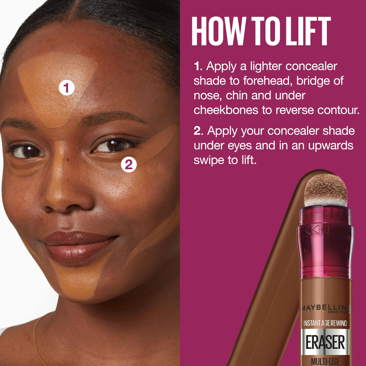 Maybelline Instant Age Rewind Eraser Dark Circles Treatment Multi-Use Concealer, 110, 1 Count (Packaging May Vary)-Maybelline Instant Age Rewind Eraser Dark Circles Treatment Multi-Use Concealer, 110, 1 Count (Packaging May Vary)