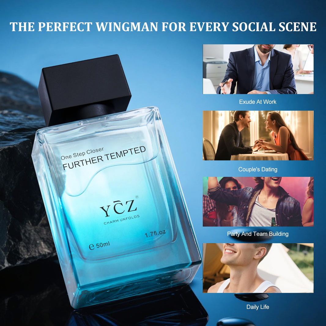 Ycz Midnight Marine Eau de Parfum for Men, 1.7 Fl Oz (50 mL), Long-Lasting Cologne, Fresh Marine & Woody Fragrance with Grapefruit, Ginger and Cedar Notes for Daily Wear, Date Night and Gifts-Ycz Midnight Marine Eau de Parfum for Men, 1.7 Fl Oz (50 mL), Long-Lasting Cologne, Fresh Marine & Woody Fragrance with Grapefruit, Ginger and Cedar Notes for Daily Wear, Date Night and Gifts