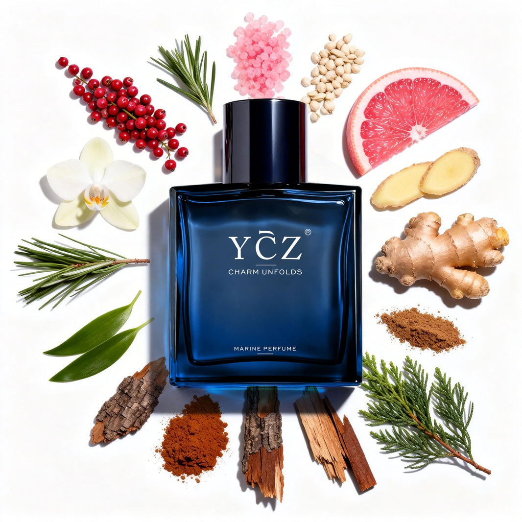 Ycz Midnight Marine Eau de Parfum for Men, 1.7 Fl Oz (50 mL), Long-Lasting Cologne, Fresh Marine & Woody Fragrance with Grapefruit, Ginger and Cedar Notes for Daily Wear, Date Night and Gifts-Ycz Midnight Marine Eau de Parfum for Men, 1.7 Fl Oz (50 mL), Long-Lasting Cologne, Fresh Marine & Woody Fragrance with Grapefruit, Ginger and Cedar Notes for Daily Wear, Date Night and Gifts