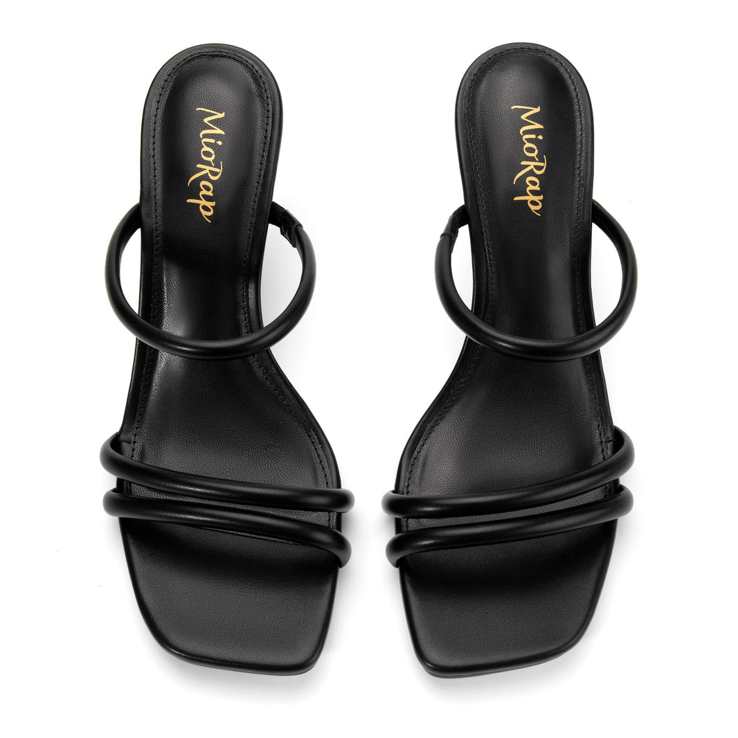 Heels for Women Square Open Toe Strappy Mules Women's Heeled Sandals Summer Dressy Comfort Sexy Shoes Weeding Party-Heels for Women Square Open Toe Strappy Mules Women's Heeled Sandals Summer Dressy Comfort Sexy Shoes Weeding Party