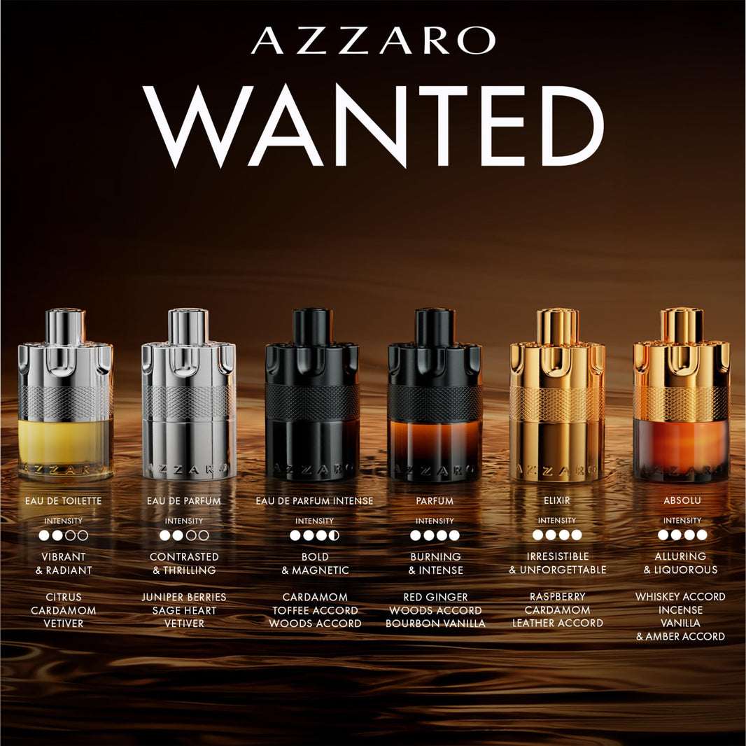 Azzaro The Most Wanted Parfum - Intense Mens Cologne - Spicy & Seductive Fragrance for Date Night - Lasting Wear - Irresistible Luxury Perfumes for Men-Azzaro The Most Wanted Parfum - Intense Mens Cologne - Spicy & Seductive Fragrance for Date Night - Lasting Wear - Irresistible Luxury Perfumes for Men