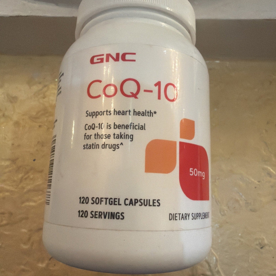 GNC CoQ10 50mg Nutritional Supplement 120 Count Supports Heart Health 7/27-GNC CoQ10 50mg Nutritional Supplement 120 Count Supports Heart Health 7/27