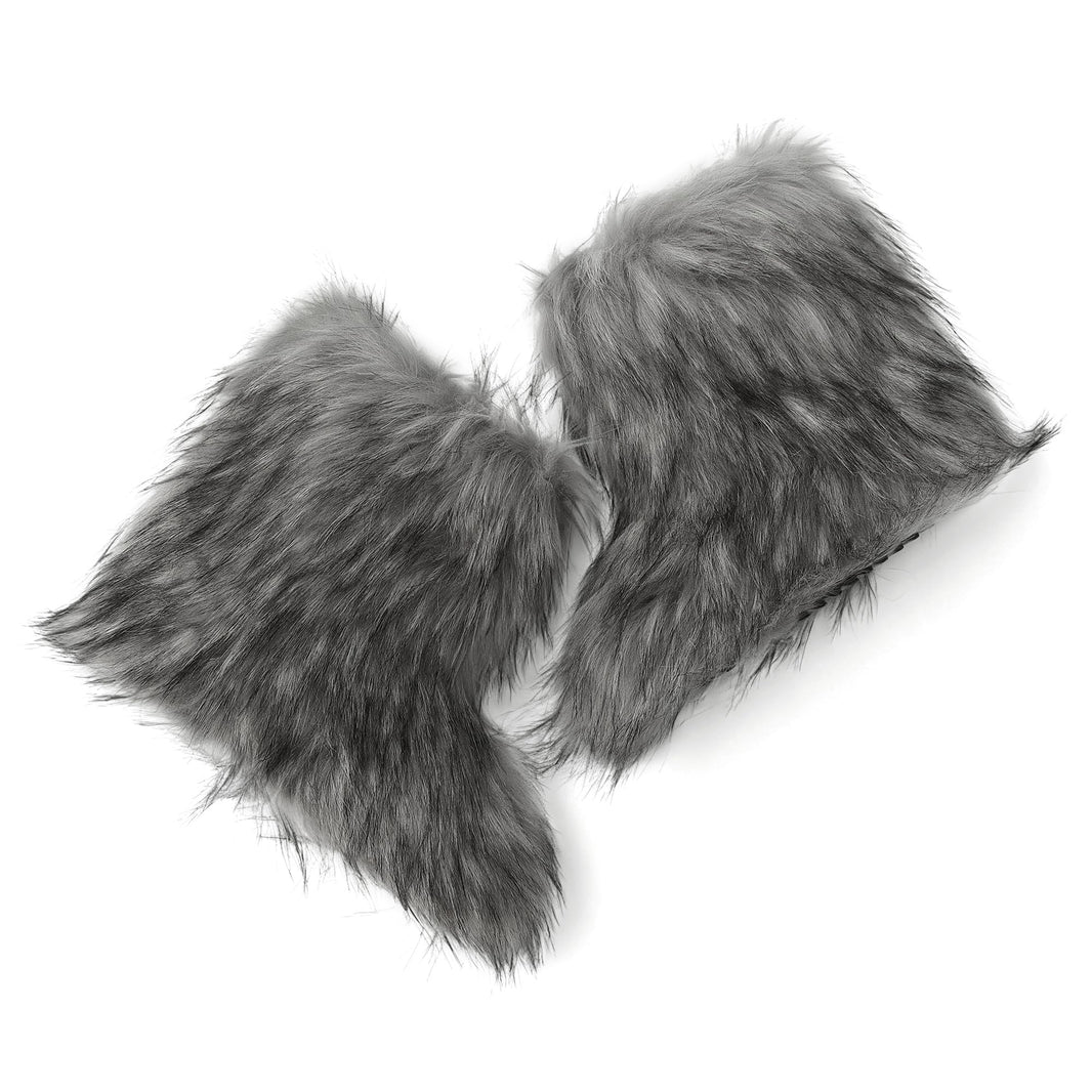 Wnshonzy Fur Boots for Women Snow Furry Fluffy Platform Flat Ankle Mini Boot Winter Round Toe Y2k Comfortable Mid-Calf Short Outdoor 2025-Wnshonzy Fur Boots for Women Snow Furry Fluffy Platform Flat Ankle Mini Boot Winter Round Toe Y2k Comfortable Mid-Calf Short Outdoor 2025