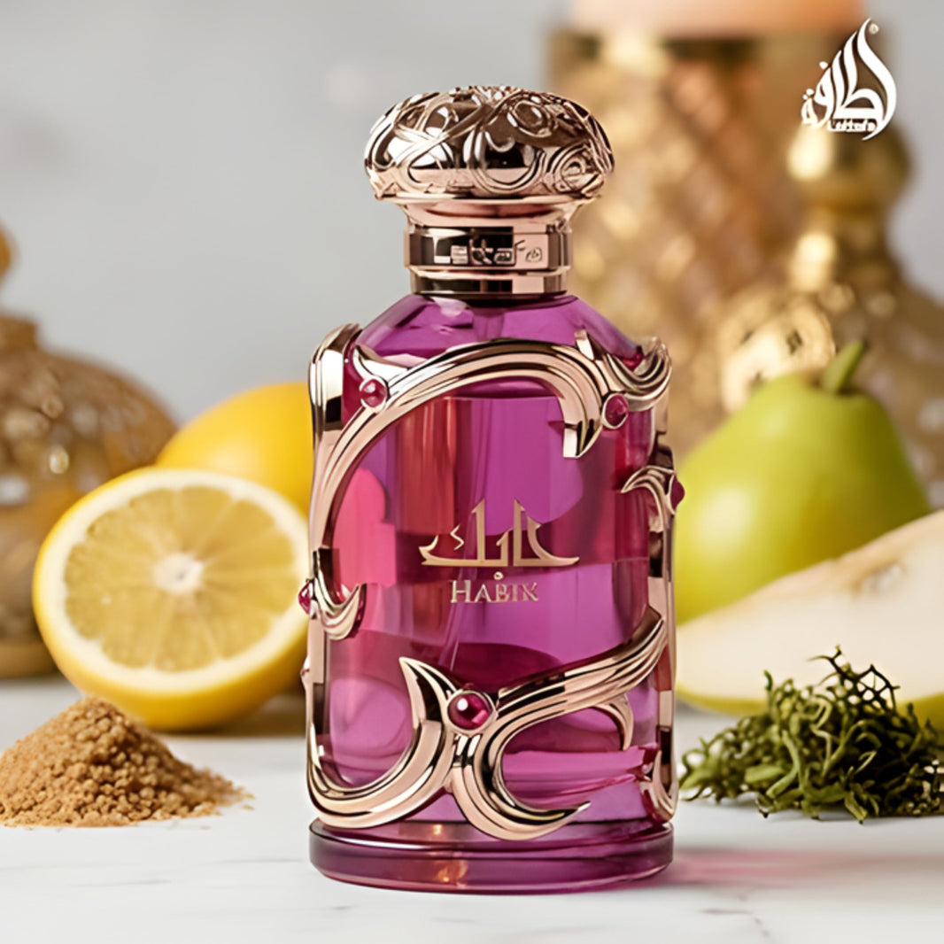 Lattafa Habik – Floral, Fruity, Fresh, Musky – Eau de Parfum Spray Long-Lasting Fragrance for Women, 3.4 Ounce / 100 ml-Lattafa Habik – Floral, Fruity, Fresh, Musky – Eau de Parfum Spray Long-Lasting Fragrance for Women, 3.4 Ounce / 100 ml