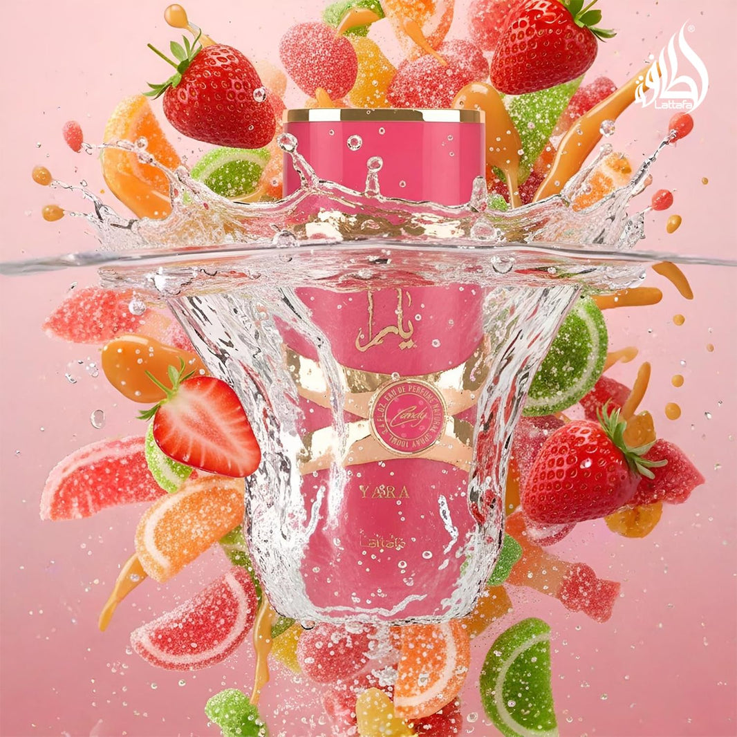 Lattafa Yara Candy - Vanilla, Fruity, Citrus, Floral - Eau de Parfum Long-Lasting Fragrance for Women, 3.40 Ounce / 100 ml-Lattafa Yara Candy - Vanilla, Fruity, Citrus, Floral - Eau de Parfum Long-Lasting Fragrance for Women, 3.40 Ounce / 100 ml