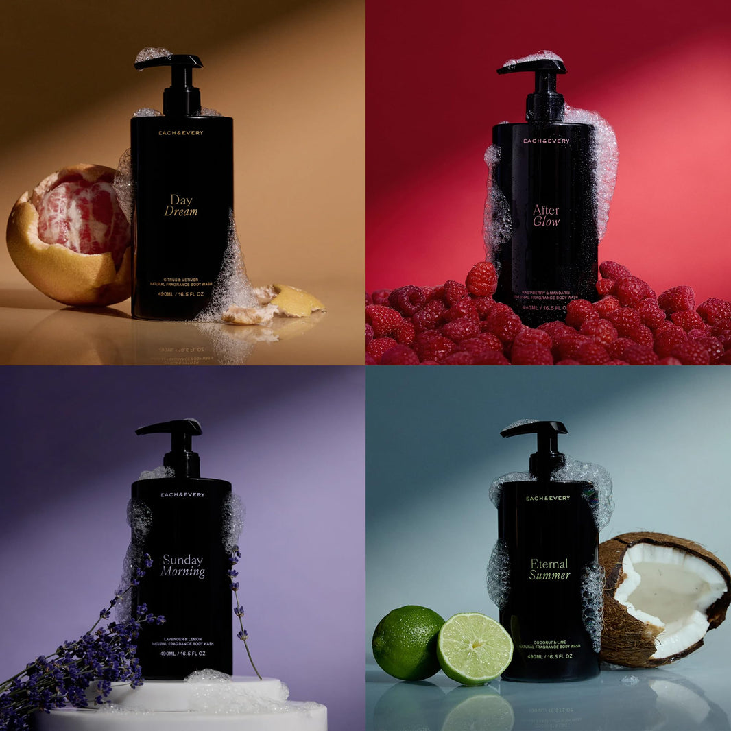 Each & Every Body Wash for Women and Men - Skin Feels Hydrated, Smooth & Soft - Ceramides, Lactic Acid AHA & Moringa Oil - 100% Natural Fragrance Gel - Eternal Summer, Coconut & Lime - 16.5 Fl Oz-Each & Every Body Wash for Women and Men - Skin Feels Hydrated, Smooth & Soft - Ceramides, Lactic Acid AHA & Moringa Oil - 100% Natural Fragrance Gel - Eternal Summer, Coconut & Lime - 16.5 Fl Oz