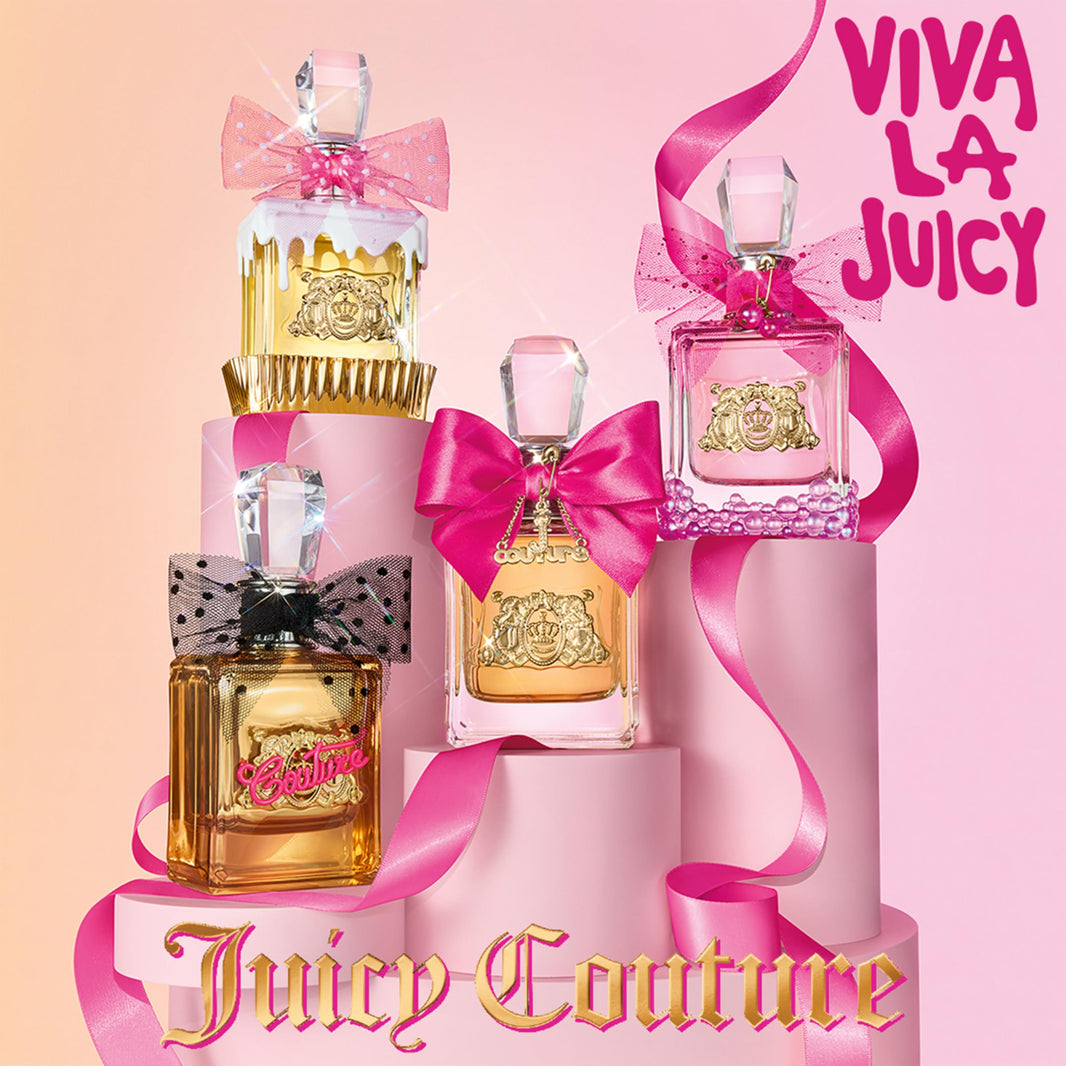 Juicy Couture Viva La Juicy Eau De Parfum, Women's Perfume with Notes of Mandarin, Gardenia & Caramel, Floral & Sweet Perfume for Women, EDP Spray-Juicy Couture Viva La Juicy Eau De Parfum, Women's Perfume with Notes of Mandarin, Gardenia & Caramel, Floral & Sweet Perfume for Women, EDP Spray