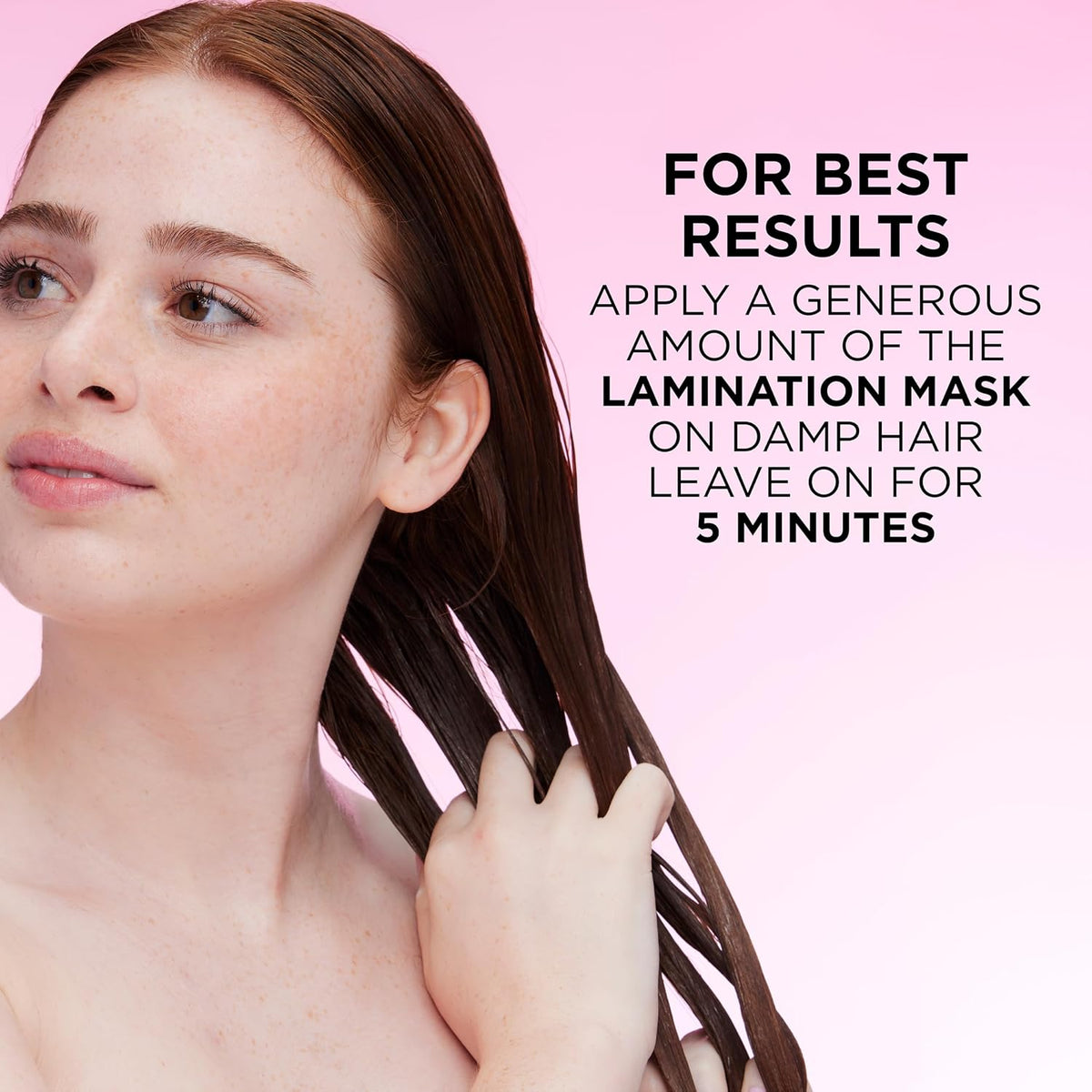 L'Oreal Paris Sulfate Free Glossing Lamination Hair Mask, 5-Minute Rinse-Off Hair Treatment with Glycolic Acid for Glass Shine, Smoothness & Soft Feel, Color Caring, EverPure, 5.1 Fl Oz-L'Oreal Paris Sulfate Free Glossing Lamination Hair Mask, 5-Minute Rinse-Off Hair Treatment with Glycolic Acid for Glass Shine, Smoothness & Soft Feel, Color Caring, EverPure, 5.1 Fl Oz