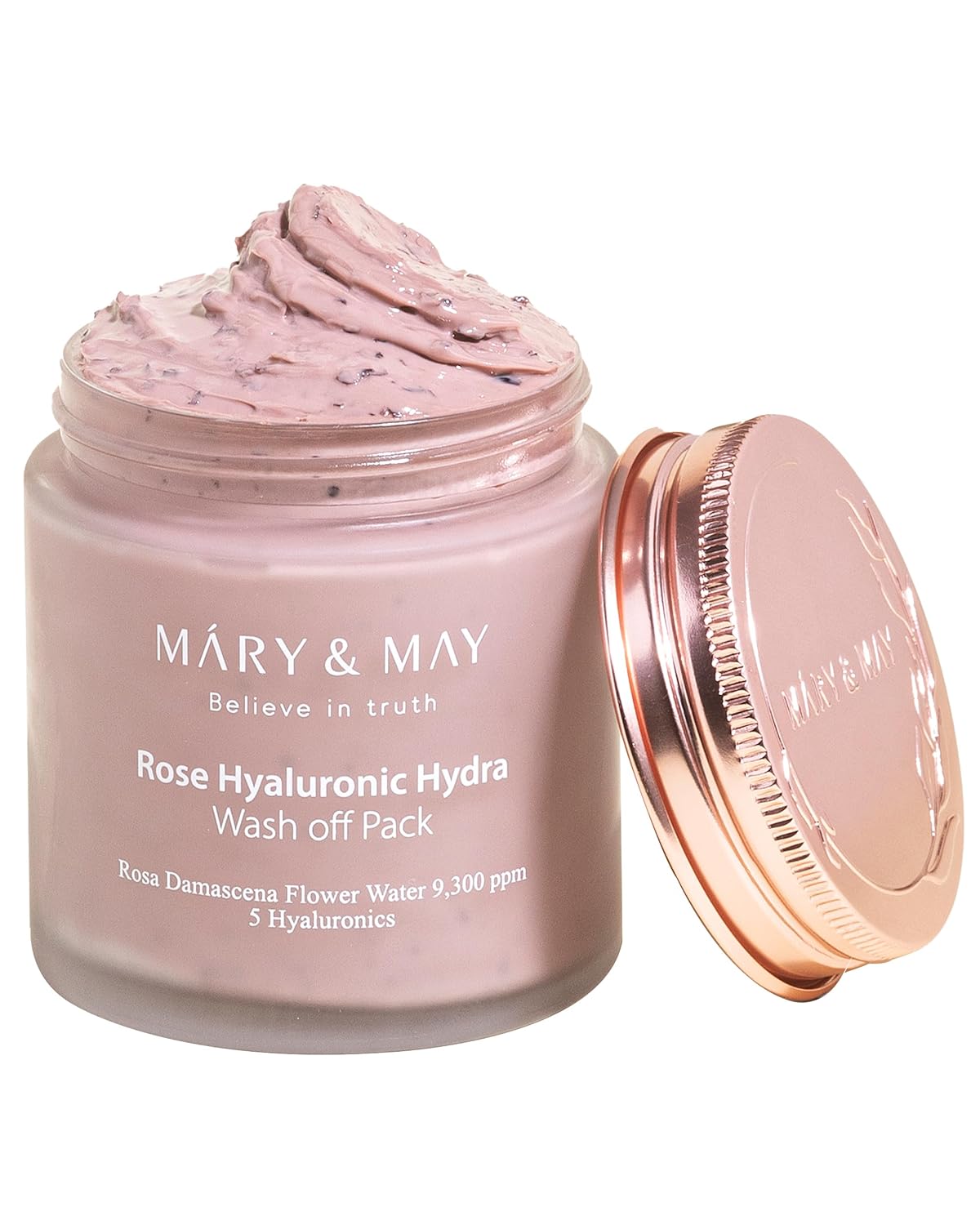 Mary & May Vegan Rose Hyaluronic Hydra Wash Off Pack-Mary & May Vegan Rose Hyaluronic Hydra Wash Off Pack