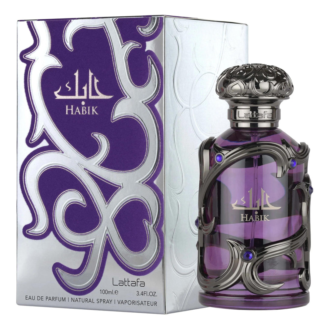 Lattafa Habik – Floral, Fruity, Fresh, Musky – Eau de Parfum Spray Long-Lasting Fragrance for Women, 3.4 Ounce / 100 ml-Lattafa Habik – Floral, Fruity, Fresh, Musky – Eau de Parfum Spray Long-Lasting Fragrance for Women, 3.4 Ounce / 100 ml