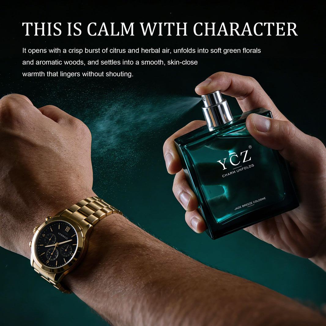 Ycz Midnight Marine Eau de Parfum for Men, 1.7 Fl Oz (50 mL), Long-Lasting Cologne, Fresh Marine & Woody Fragrance with Grapefruit, Ginger and Cedar Notes for Daily Wear, Date Night and Gifts-Ycz Midnight Marine Eau de Parfum for Men, 1.7 Fl Oz (50 mL), Long-Lasting Cologne, Fresh Marine & Woody Fragrance with Grapefruit, Ginger and Cedar Notes for Daily Wear, Date Night and Gifts