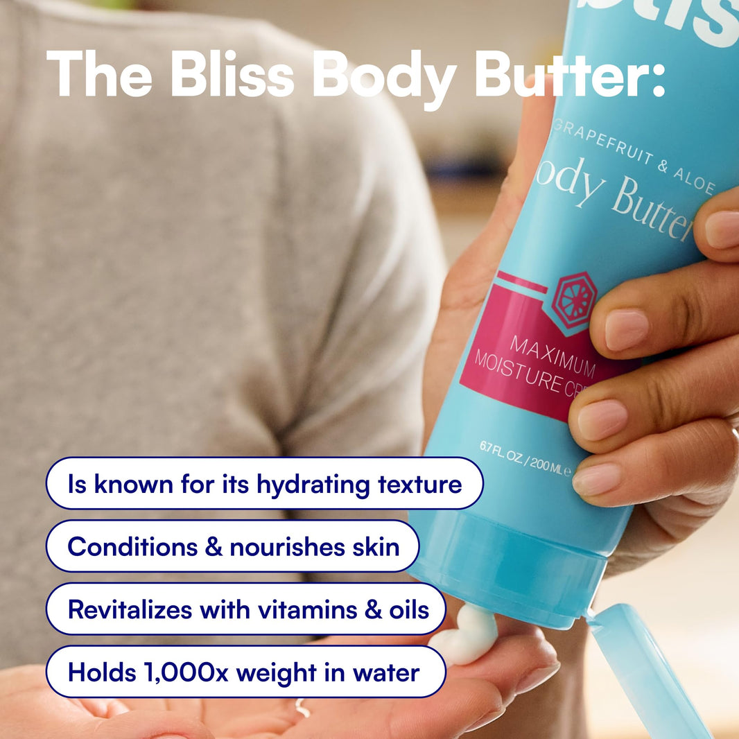 Bliss Lemon and Sage Body Butter - Iconic Scent with Shea Butter and Coconut Oil for Long-Lasting Maximum Moisture - Body Lotion for Smooth, Soft Skin - Vegan and Cruelty-Free - 6.7 Fl Oz-Bliss Lemon and Sage Body Butter - Iconic Scent with Shea Butter and Coconut Oil for Long-Lasting Maximum Moisture - Body Lotion for Smooth, Soft Skin - Vegan and Cruelty-Free - 6.7 Fl Oz
