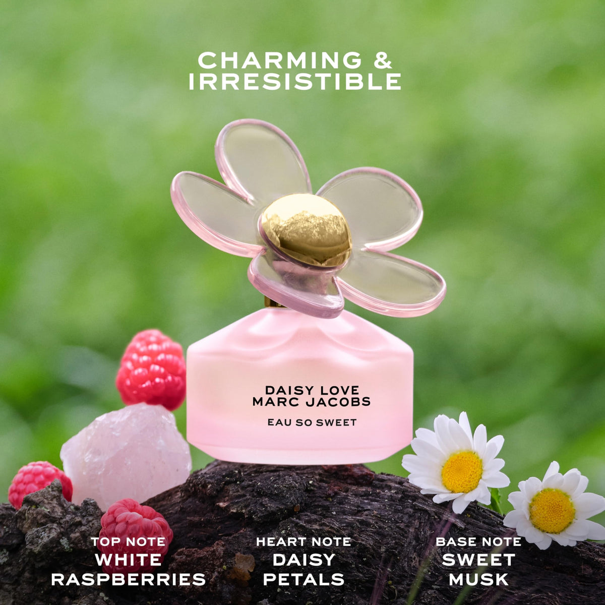 Marc Jacobs Daisy Love Eau So Sweet Eau de Toilette – Floral Women's Perfume – With Notes of White Raspberries, Daisy Petals & Sweet Musk-Marc Jacobs Daisy Love Eau So Sweet Eau de Toilette – Floral Women's Perfume – With Notes of White Raspberries, Daisy Petals & Sweet Musk