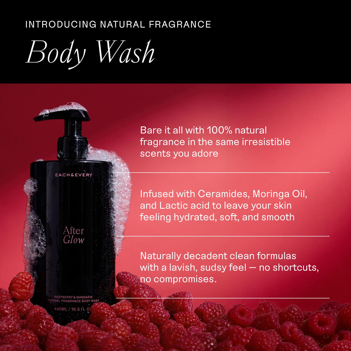 Each & Every Body Wash for Women and Men - Skin Feels Hydrated, Smooth & Soft - Ceramides, Lactic Acid AHA & Moringa Oil - 100% Natural Fragrance Gel - Eternal Summer, Coconut & Lime - 16.5 Fl Oz-Each & Every Body Wash for Women and Men - Skin Feels Hydrated, Smooth & Soft - Ceramides, Lactic Acid AHA & Moringa Oil - 100% Natural Fragrance Gel - Eternal Summer, Coconut & Lime - 16.5 Fl Oz