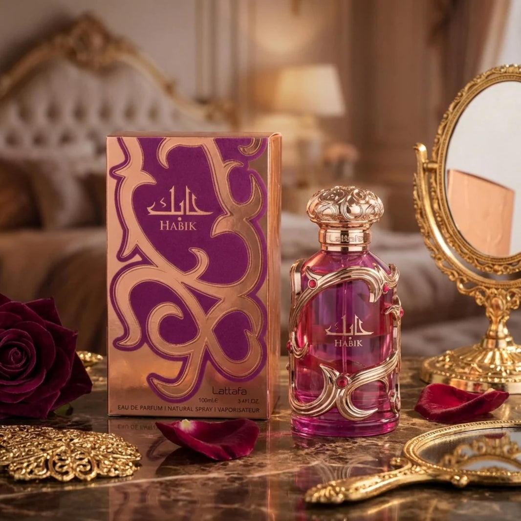 Lattafa Habik – Floral, Fruity, Fresh, Musky – Eau de Parfum Spray Long-Lasting Fragrance for Women, 3.4 Ounce / 100 ml-Lattafa Habik – Floral, Fruity, Fresh, Musky – Eau de Parfum Spray Long-Lasting Fragrance for Women, 3.4 Ounce / 100 ml