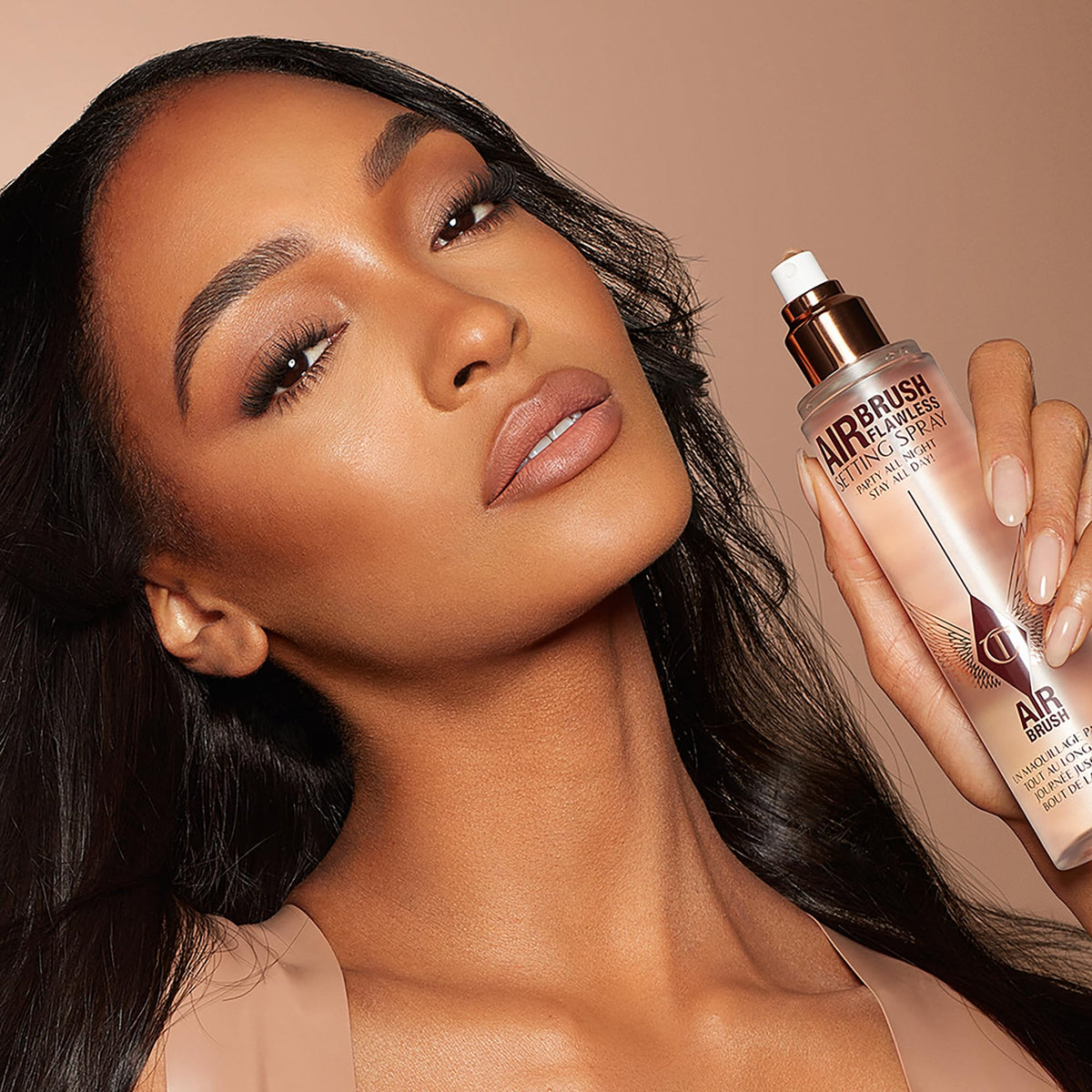 Charlotte Tilbury Airbrush Flawless Setting Spray - Ultra-Fine Hydrating Mist to Prime & Set Makeup Up to 16Hr – Soothes and Blurs Skin, Waterproof, Wedding Makeup-Charlotte Tilbury Airbrush Flawless Setting Spray - Ultra-Fine Hydrating Mist to Prime & Set Makeup Up to 16Hr – Soothes and Blurs Skin, Waterproof, Wedding Makeup