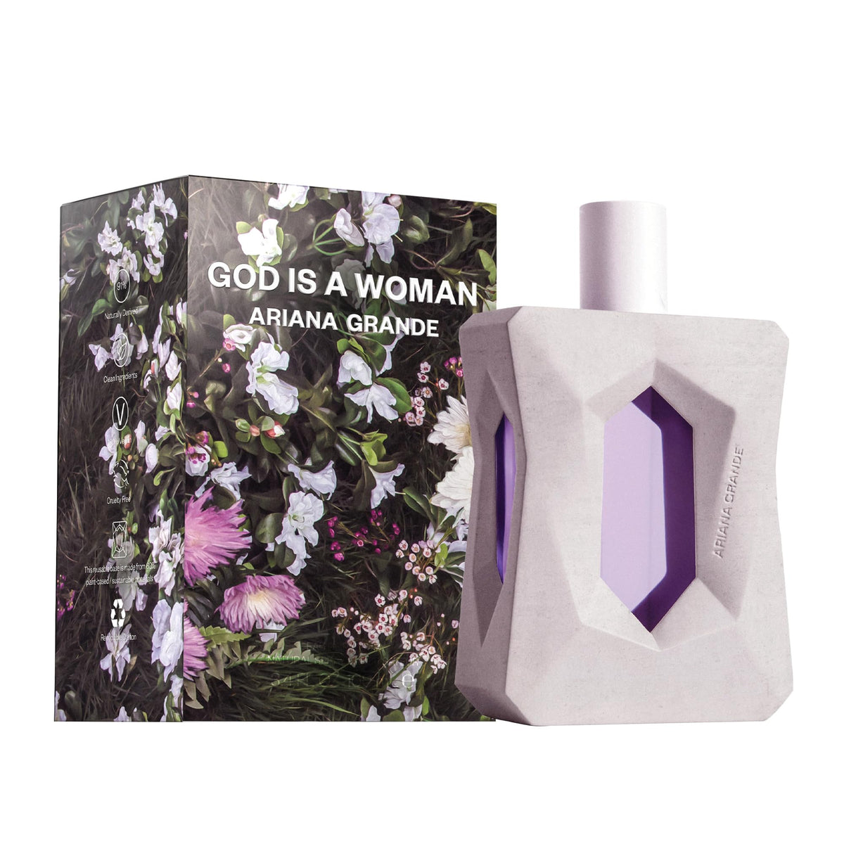Ariana Grande God is a Woman Eau de Parfum – Fruity Musk Fragrance for Women – Women's Perfume with Notes of Orris, Pear, Vanilla & Cedarwood-Ariana Grande God is a Woman Eau de Parfum – Fruity Musk Fragrance for Women – Women's Perfume with Notes of Orris, Pear, Vanilla & Cedarwood