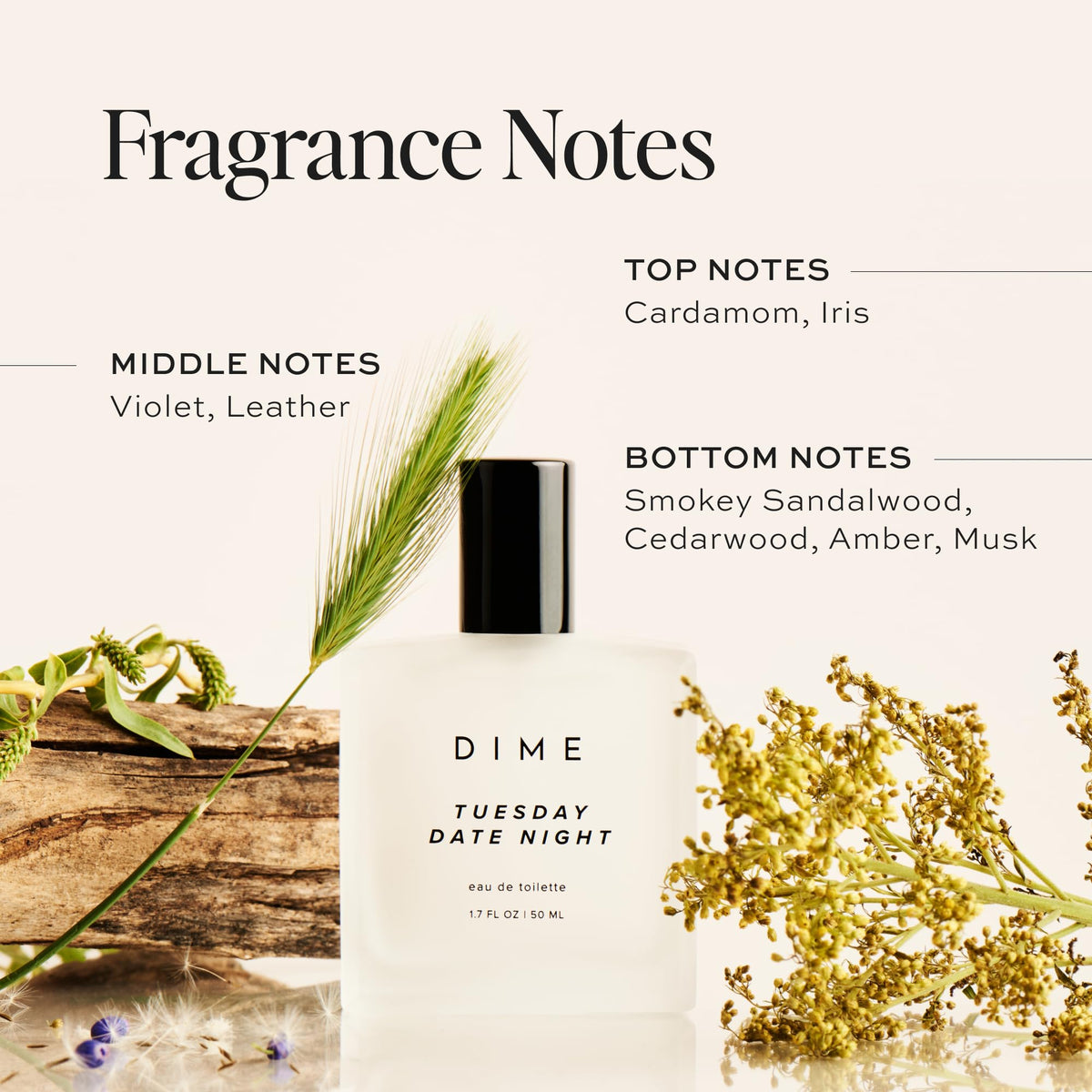 DIME Beauty 7 Summers Perfume for Women - Sweet Floral Eau de Toilette with Bergamot, Vanilla Orchid and Coconut, Clean, Vegan, Cruelty-Free Fragrance, 1.7 oz / 50 ml-DIME Beauty 7 Summers Perfume for Women - Sweet Floral Eau de Toilette with Bergamot, Vanilla Orchid and Coconut, Clean, Vegan, Cruelty-Free Fragrance, 1.7 oz / 50 ml