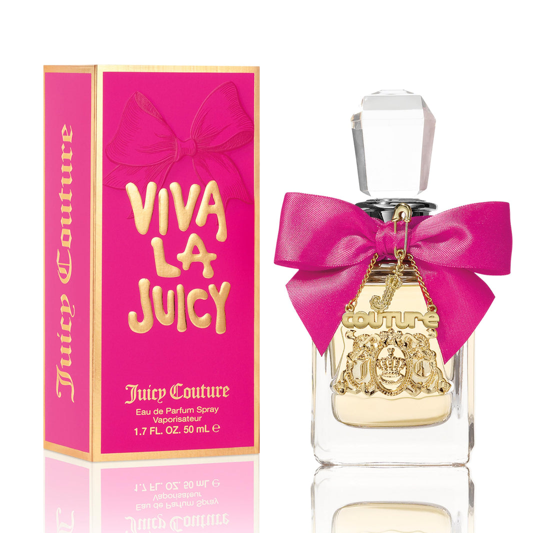 Juicy Couture Viva La Juicy Eau De Parfum, Women's Perfume with Notes of Mandarin, Gardenia & Caramel, Floral & Sweet Perfume for Women, EDP Spray-Juicy Couture Viva La Juicy Eau De Parfum, Women's Perfume with Notes of Mandarin, Gardenia & Caramel, Floral & Sweet Perfume for Women, EDP Spray