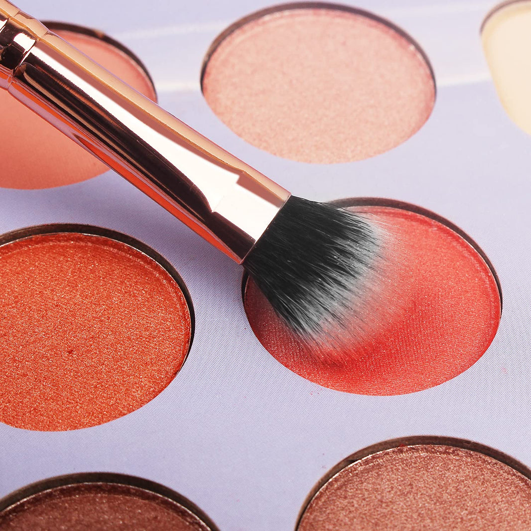 Real Perfection Makeup Brush Set 16 Pcs with 1 Eyebrow Razor Premium Synthetic Foundation Powder Concealers Eyeshadow Blush Makeup Brushes Make up Brushes Kit (Pink)-Real Perfection Makeup Brush Set 16 Pcs with 1 Eyebrow Razor Premium Synthetic Foundation Powder Concealers Eyeshadow Blush Makeup Brushes Make up Brushes Kit (Pink)